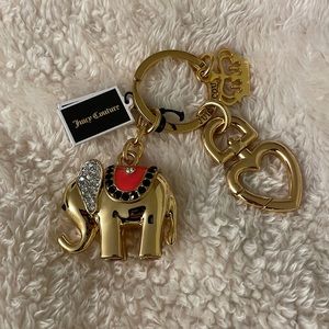 Juicy Couture elephant keychain